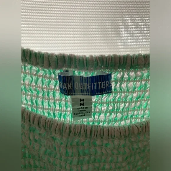 Urban Outfitters marseille gingham mint mini dress - Picture 2 of 4